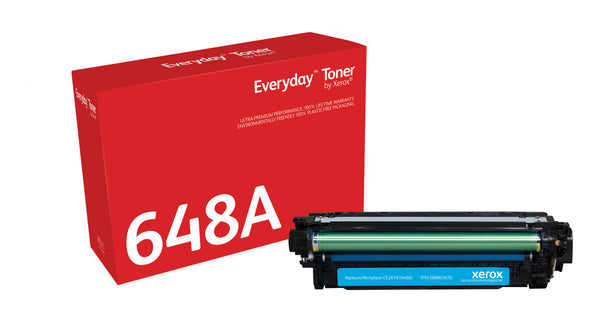 Everyday™ Cyan Toner by Xerox compatible with HP 648A (CE261A), Standard kapacitet
