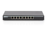 Digitus DN-95340 netværksswitch Ikke administreret Gigabit Ethernet (10/100/1000) Strøm over Ethernet (PoE) Sort