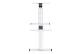 Digitus DA-90433 stel til skrivebord Elektrisk 2 ben Hvid