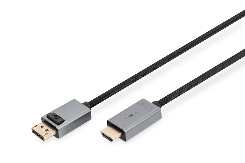 Digitus DB-340202-030-S videokabel adapter 3 m DisplayPort HDMI Sort