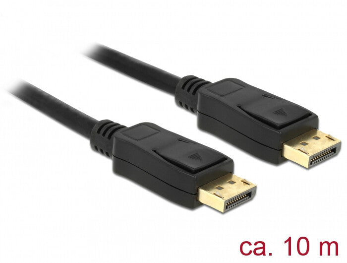 DeLOCK 84862 DisplayPort kabel 10 m Sort