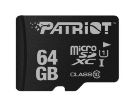 Patriot Memory PSF64GMDC10 hukommelseskort 64 GB MicroSDXC UHS-I Klasse 10