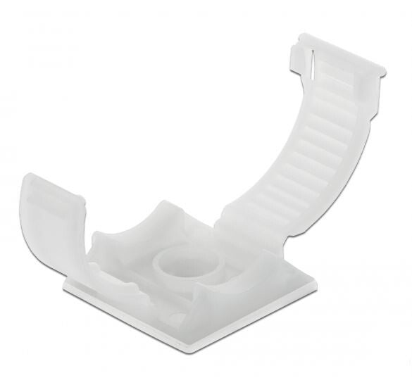DeLOCK 60178 kabelholder Hvid 10 stk