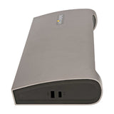 StarTech.com TB4CDOCKUE dockingstation Ledningsført Thunderbolt 4 Sort, Grå