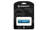 Kingston Technology IronKey 64GB Vault Privacy 50 AES-256 krypteret, FIPS 197