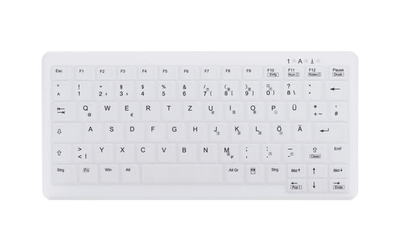 Contour Design Active Key AK-C4110 tastatur Medicinsk USB QWERTZ Tysk Hvid