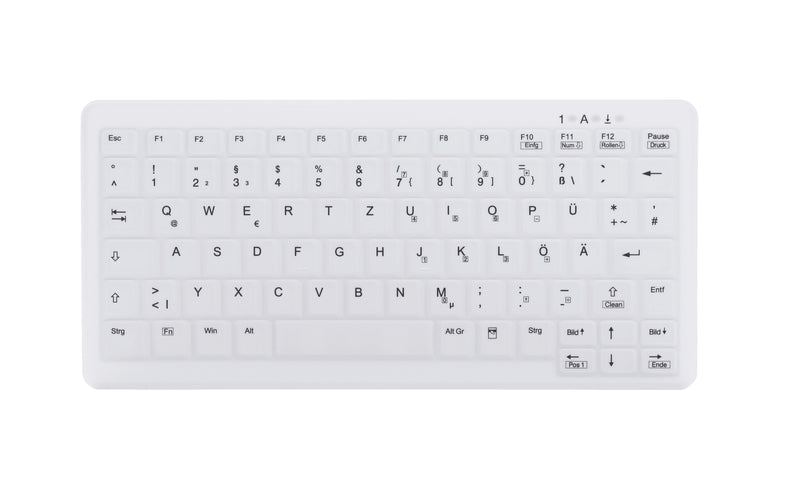 Contour Design Active Key AK-C4110 tastatur Medicinsk USB QWERTZ Tysk Hvid