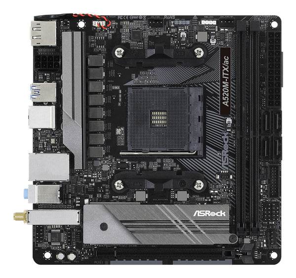 Asrock A520M-ITX/ac Stik AM4 micro ATX