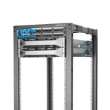 StarTech.com 4POSTRACK25U stativ 25U Fritstående reol Sort