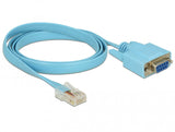 DeLOCK 63341 serielkabel Blå 1 m DB-9 RJ-45