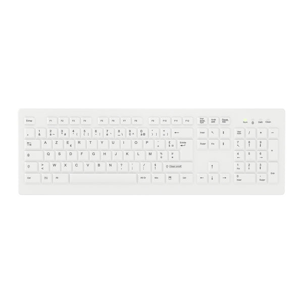Contour Design Active Key AK-C8100F-FU1-W/FR tastatur Medicinsk RF trådløst AZERTY Fransk Hvid