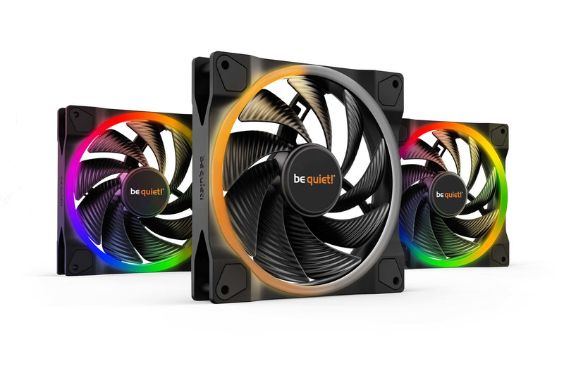 be quiet! Light Wings | 140mm PWM Triple Pack high-speed Computerkabinet Ventilator 14 cm Sort 3 stk