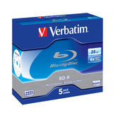Verbatim 43715 blank Blu-ray disk BD-R 25 GB 5 stk