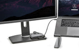 StarTech.com TB3DKM2DPL dockingstation Ledningsført Thunderbolt 3 Grå