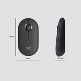 Logitech 920-009204 tastatur Mus inkluderet Universel RF trådløst QWERTY US International Grafit