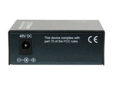 LevelOne GVT-2012 netværksomformer til medie 1000 Mbit/s Sort