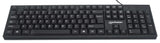 Manhattan 179324 tastatur Kontor USB QWERTZ Sort