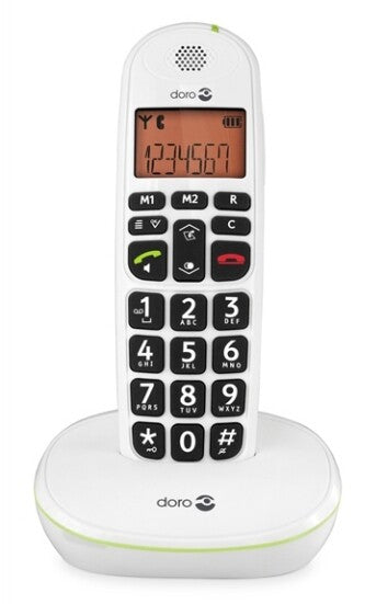 Doro PhoneEasy 100w DECT telefon Nummervisning Hvid