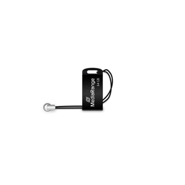 MediaRange MR923 USB-nøgle 64 GB USB Type-A 2.0 Sort