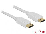 DeLOCK 84861 DisplayPort kabel 7 m Hvid