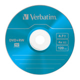 Verbatim DVD+RW Colours 4,7 GB 5 stk