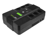 Green Cell AiO 800VA LCD UPS-enhed Interaktivt indgangsstik 0,8 kVA 480 W 6 AC stikkontakt(er)