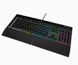 Corsair K55 RGB PRO tastatur Spil USB QWERTY Nordisk Sort