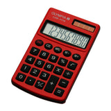 Olympia LCD 1110 regnemaskine Lomme Basis Rød