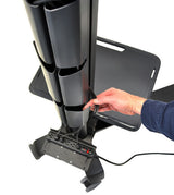 Ergotron Neo-Flex Mobile MediaCenter LD Sort Fladt panel Multimedie kurv