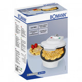 Bomann WA 5018 CB 1 vaffel/vafler 1200 W Hvid