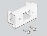 DeLOCK 87110 netværkskabel Sort, Hvid 0,5 m Cat6a S/FTP (S-STP)