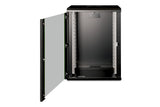 Digitus DN-19 16-U-SW stativ 16U Vægmonteret stativ Sort