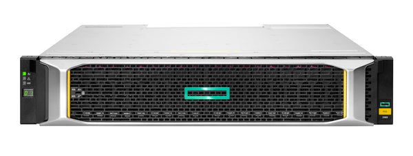 HPE MSA 2060 16Gb Fibre Channel SFF Storage disk array 0 TB Stativ (2U) Sølv, Sort