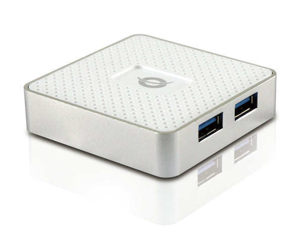 Conceptronic HUBBIES03W USB 3.2 Gen 1 (3.1 Gen 1) Type-A 5000 Mbit/s Hvid