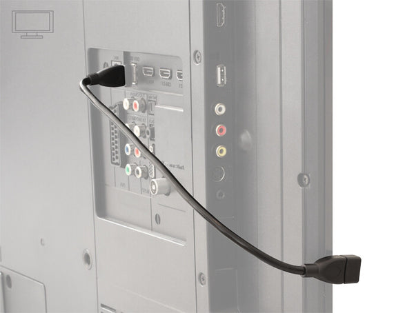 DeLOCK 35cm USB 2.0 USB-kabel 0,35 m USB A 0,48 Gbit/sek. Sort