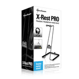 Sharkoon X-Rest PRO Passiv holder Hovedtelefoner, Headset Sort