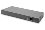 Digitus DN-80221-3 netværksswitch Administreret L2 Gigabit Ethernet (10/100/1000) Sort, Grå