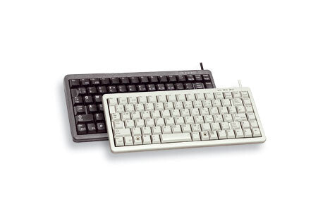 CHERRY Compact keyboard, Combo (USB + PS/2), DE tastatur Kontor USB + PS/2 QWERTY Sort