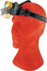 Schwaiger WLED40 511 Sort, Gul Hovedbånd lommelygte COB LED