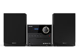 Sharp XL-B517D Home audio micro system 45 W Sort