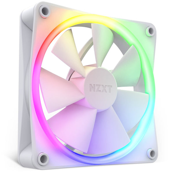 NZXT F120 RGB Computerkabinet Ventilator 12 cm Hvid 1 stk