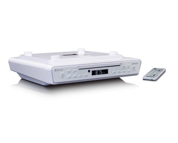 Lenco KCR-150 Vægmonteret Digital Hvid