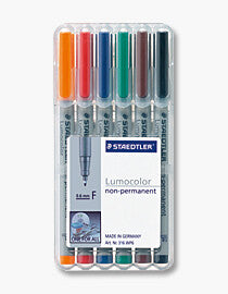 Staedtler 316 WP6 speedmarker 1 stk Sort, Blå, Brun, Grøn, Orange, Rød