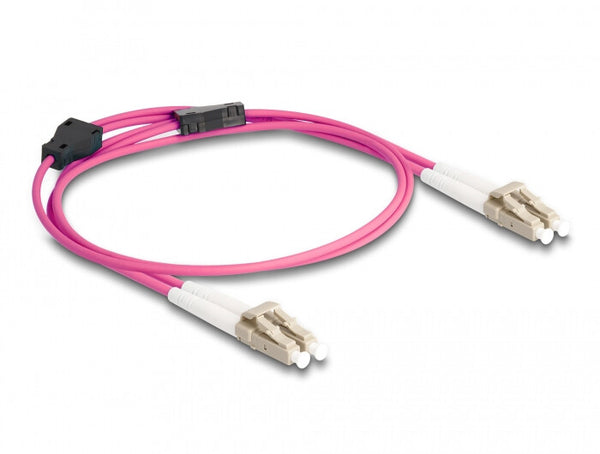 DeLOCK 87913 InfiniBand og fiberoptisk kabel 1 m LC Violet