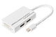 Digitus DB-340509-002-W videokabel adapter 0,2 m Mini DisplayPort DVI-D Hvid