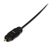 StarTech.com THINTOS15 lydkabel 4,6 m Toslink Sort