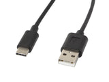 Lanberg CA-USBO-10CC-0018-BK USB-kabel USB 2.0 1,8 m USB A USB C 0,48 Gbit/sek. Sort