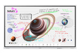 Samsung WM75B Interaktivt whiteboard 190,5 cm (75") 3840 x 2160 pixel Berøringsskærm Grå, Hvid