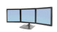 Ergotron DS Series DS100 Triple Monitor Desk Stand 53,3 cm (21") Skrivebord Sort