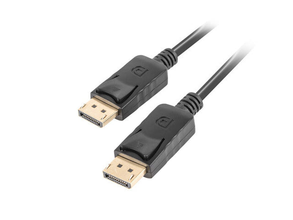 Lanberg CA-DPDP-10CC-0005-BK DisplayPort kabel 0,5 m Sort